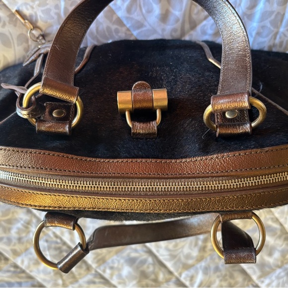 YSL Downtown Pony Hair Bag - Picture 11 of 16